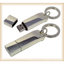 Nuevo llavero de metal Stick en forma de 4GB USB Flash Drive (ED033)